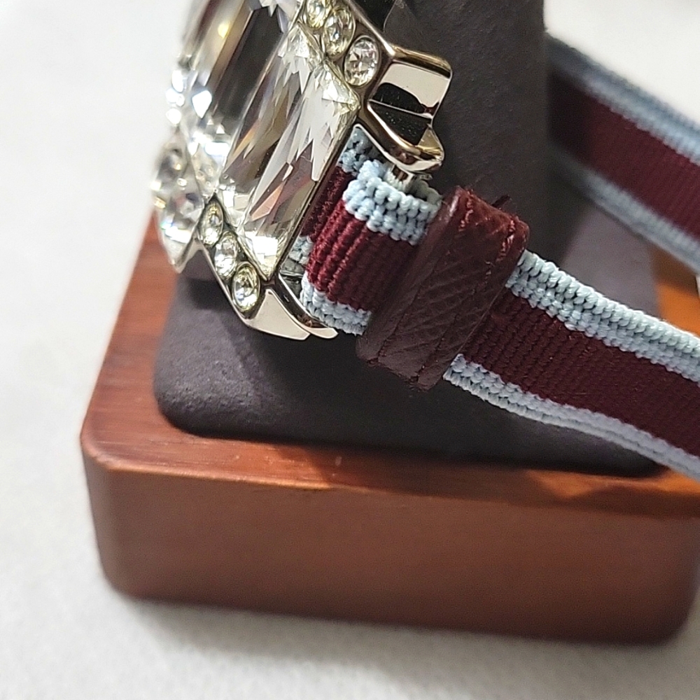 PRADA CRYSTAL STRETCH STATION BRACELET EUC - Picture 6 of 10